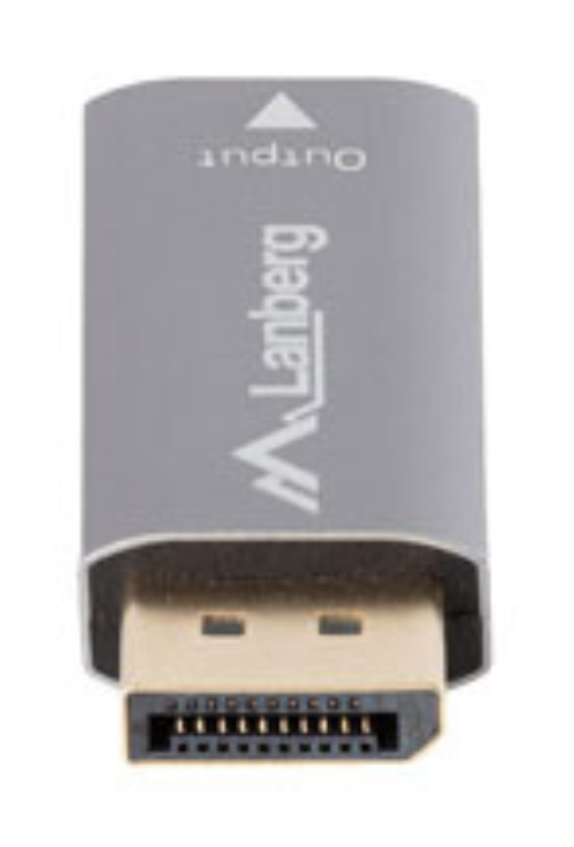ADAPTADOR LANBERG 4K DISPLAYPORT MACHO/HDMI HEMBRA - detalle