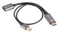 ADAPTADOR LANBERG 4K HDMI MACHO/DISPLAYPORT HEMBRA 20CM