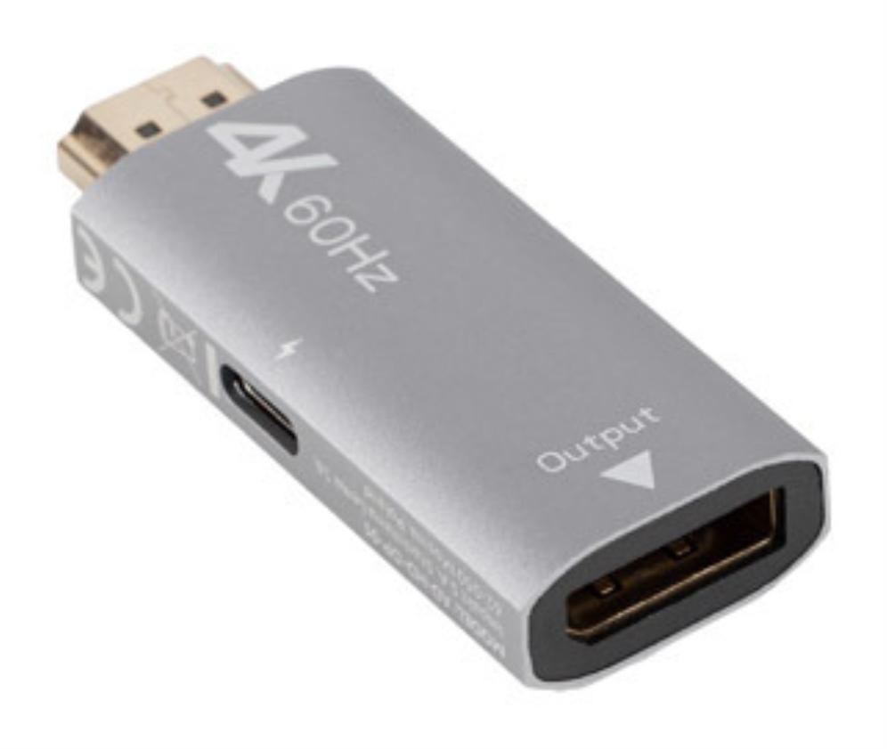 ADAPTADOR LANBERG 4K HDMI MACHO/DISPLAYPORT HEMBRA - detalle
