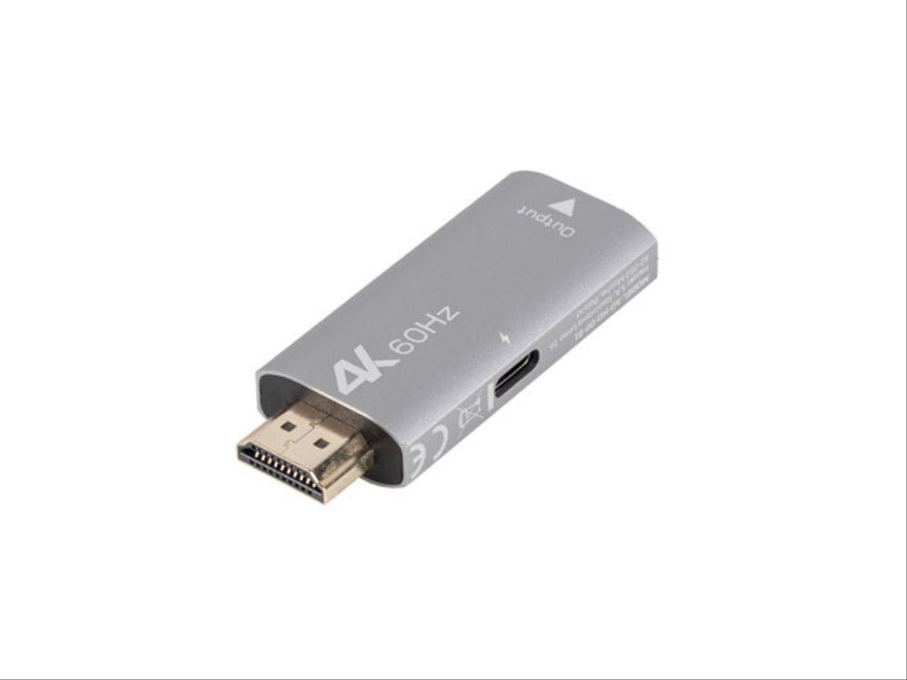 Lanberg AD-HD-DP-01 adaptador de cable de vídeo 0 m HDMI tipo A (Estándar) DisplayPort Plata