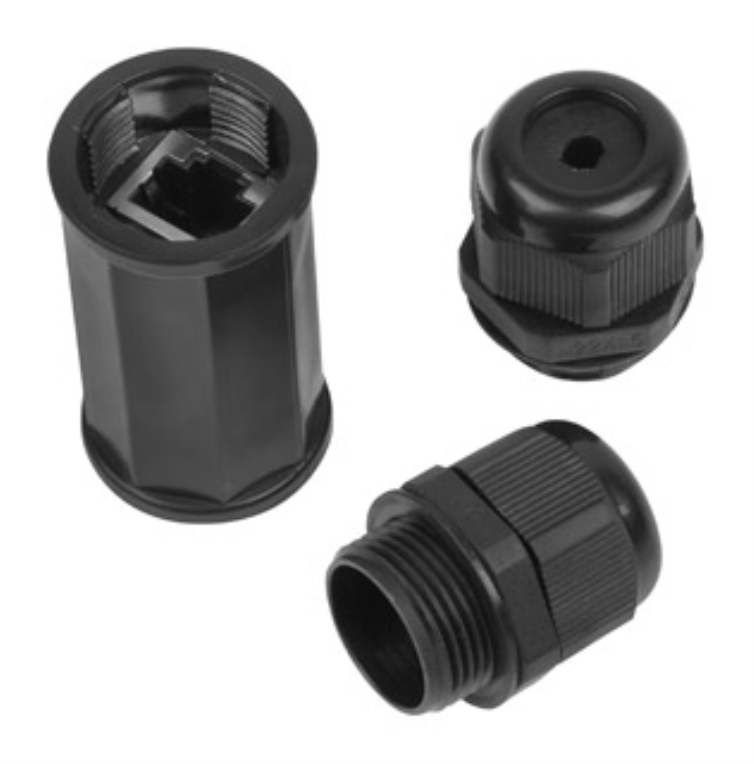 ADAPTADOR LANBERG CAT.6 FTP RJ45 ESTANCO IP67 - detalle