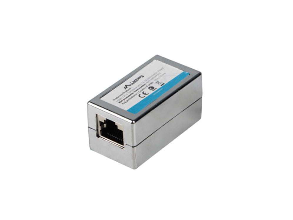 Lanberg AD-RJ45-RJ45-OS6 cambiador de género para cable RJ-45 Plata
