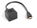 ADAPTADOR LANBERG HDMI MACHO/HDMI HEMBRA X2 SPLITTER 20CM