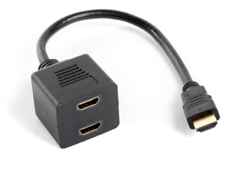 ADAPTADOR LANBERG HDMI MACHO/HDMI HEMBRA X2 SPLITTER 20CM