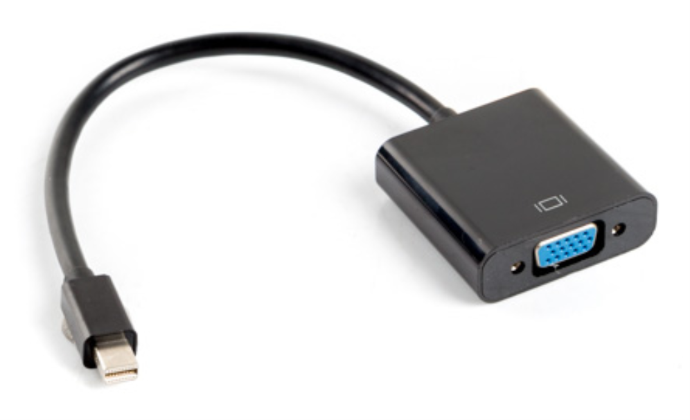 ADAPTADOR LANBERG MINIDISPLAYPORT MACHO/VGA HEMBRA 20CM NEGRO
