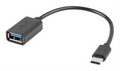 ADAPTADOR LANBERG OTG USB-C(M) A USB-A 2.0 (H) 15 CM NEGRO