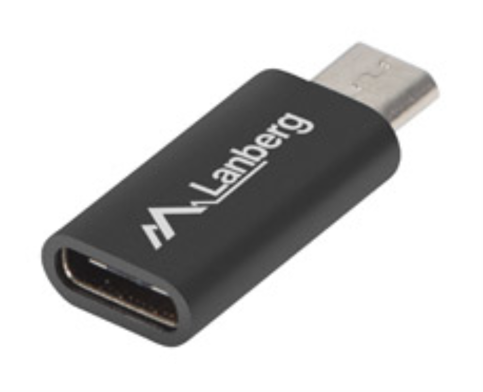 ADAPTADOR LANBERG USB 2.0 TIPO-C F-MICRO-B MACHO NEGRO