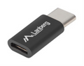 ADAPTADOR LANBERG USB 2.0 TIPO-C MACHO/MICRO-B HEMBRA NEGRO