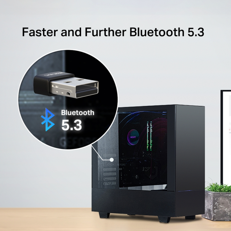 ADAPTADOR MERCUSYS MA530 BLUETOOTH 5.3 NANO USB - detalle