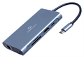 ADAPTADOR MULTIP GEMBIRD USBC 7EN1 HUB3.0,HDMI,VGA,PD,LECTOR TARJETAS,AUDIOGRIS