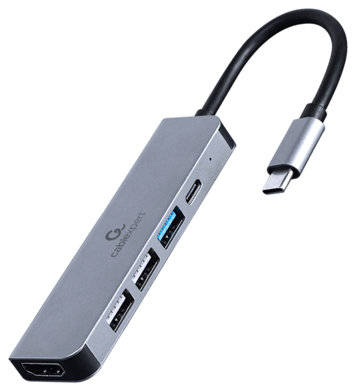 ADAPTADOR MULTIPUERTO USB TIPO C 5 EN 1 HUB HDMI PD - detalle