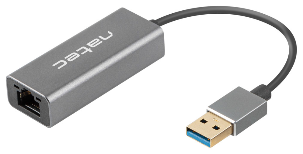 ADAPTADOR NATEC CRICKET USB 3.0 A ETHERNET RJ45 1GB - detalle