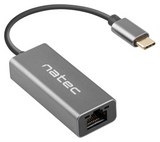 ADAPTADOR NATEC CRICKET USB-C 3.1 A ETHERNET RJ45 1GB