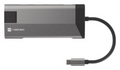 ADAPTADOR NATEC FOWLER PLUS USB-C->3XUSB 3.0,HDMI 4K,USB-C PD,RJ45,SD,MSD