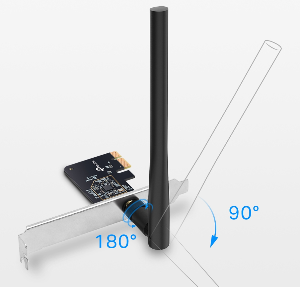ADAPTADOR PCI TP-LINK AC600 DUAL BAND - detalle