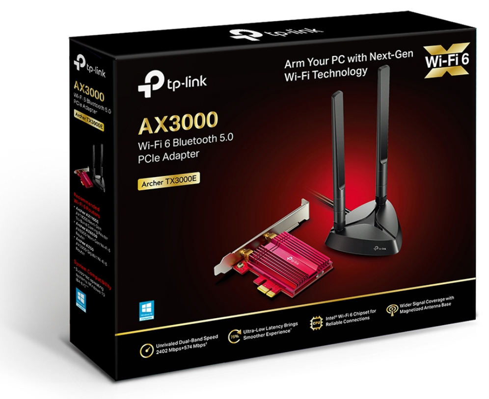 ADAPTADOR PCI TP-LINK AX3000 WIFI - detalle