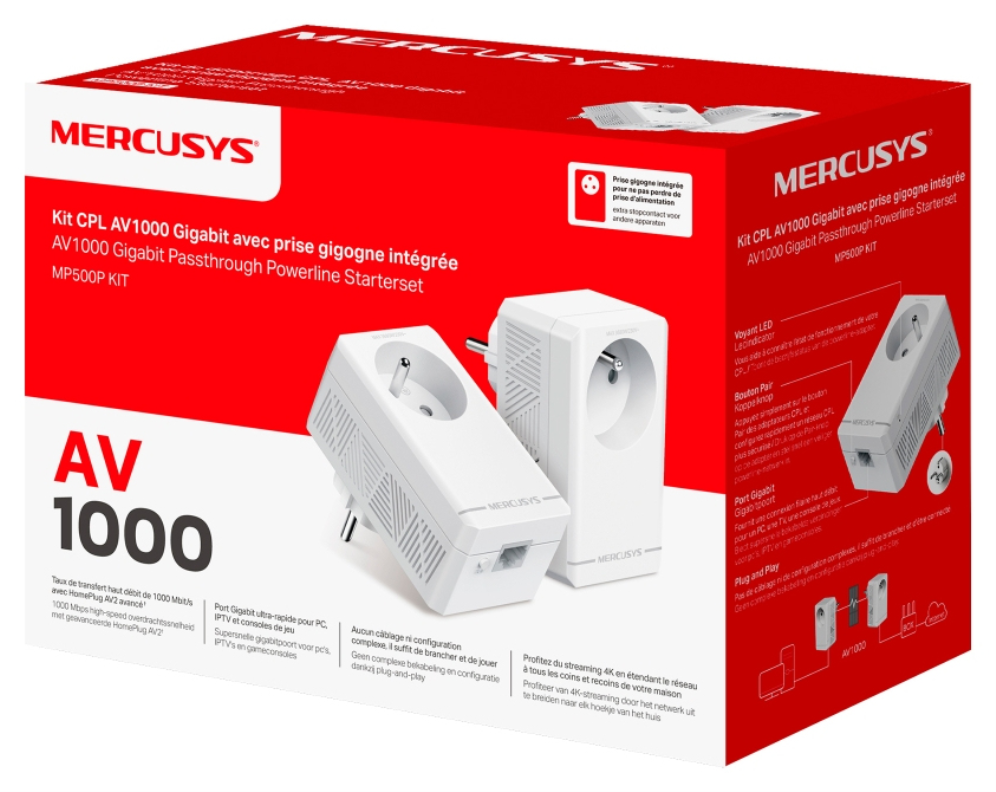 ADAPTADOR PLC MERCUSYS MP500P KIT - detalle