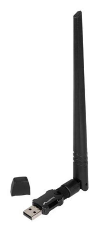 ADAPTADOR RED LANBERG USB 2.0 WIFI6 DUAL BAND AX900 2.4/5GHZ 600MB/S ANTENA EXT - detalle