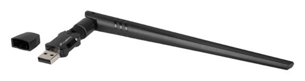 ADAPTADOR RED LANBERG USB 2.0 WIFI6 DUAL BAND AX900 2.4/5GHZ 600MB/S ANTENA EXT - detalle
