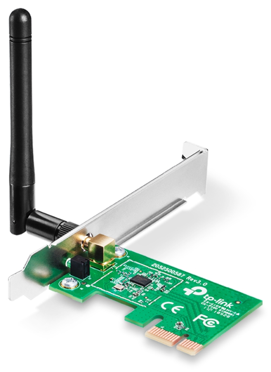 ADAPTADOR RED PCIE TP-LINK N150 - detalle