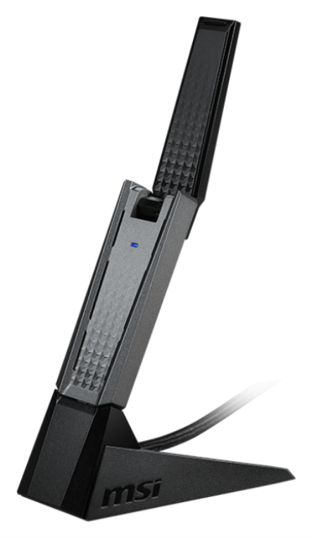 ADAPTADOR RED USB MSI AXE5400 WiFi - detalle
