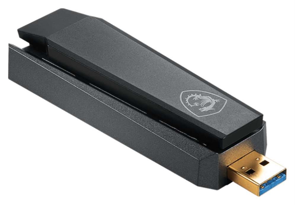 ADAPTADOR RED USB MSI AXE5400 WiFi - detalle
