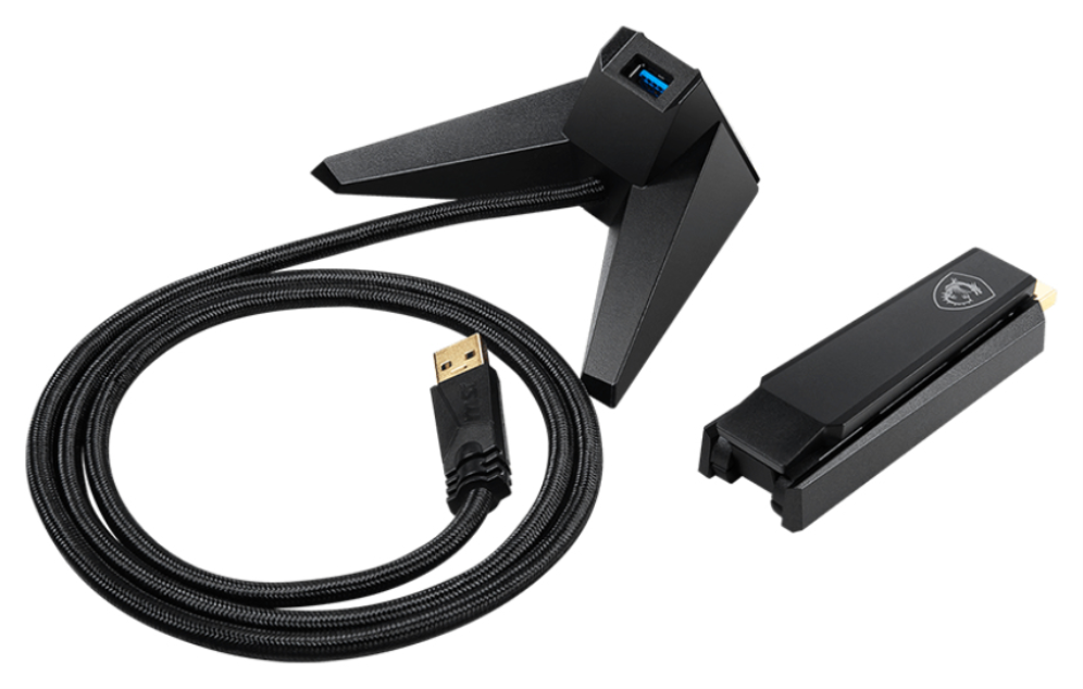 ADAPTADOR RED USB MSI AXE5400 WiFi - detalle