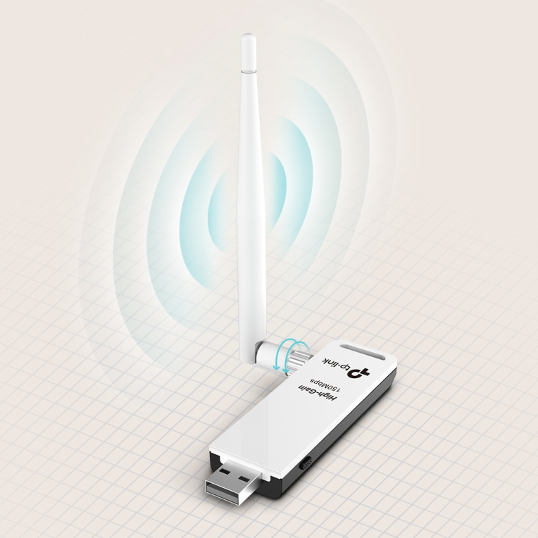 ADAPTADOR RED USB TP-LINK N150 - detalle