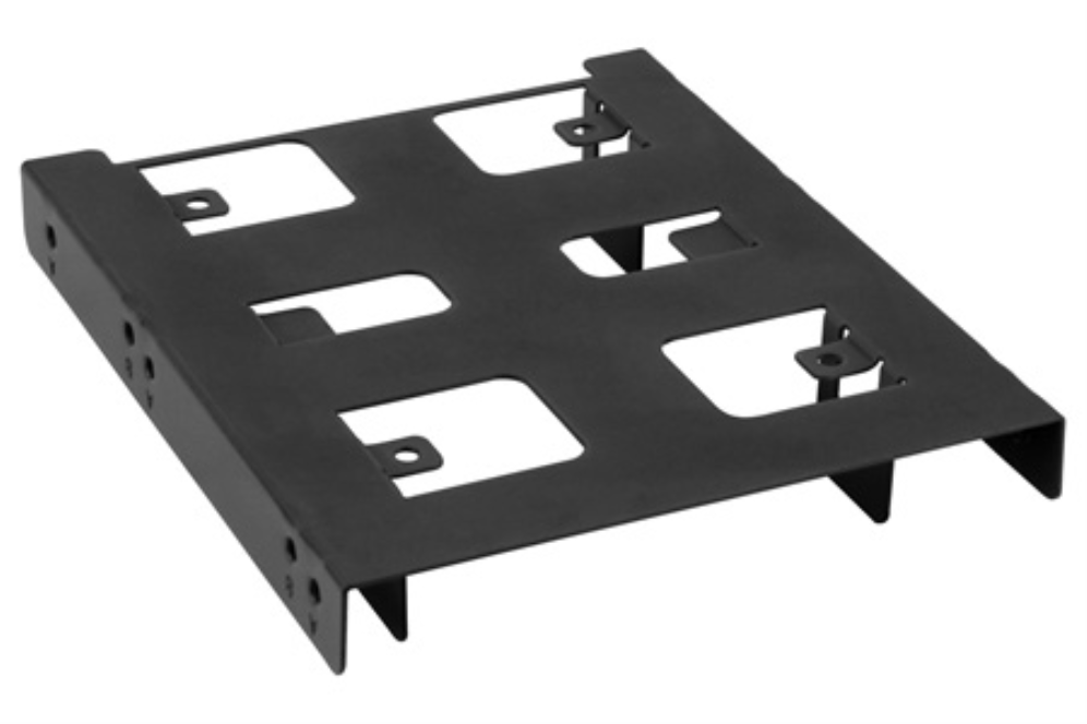 ADAPTADOR SSD 3,5" SHARKOON PARA 2 SSD NEGRO - detalle