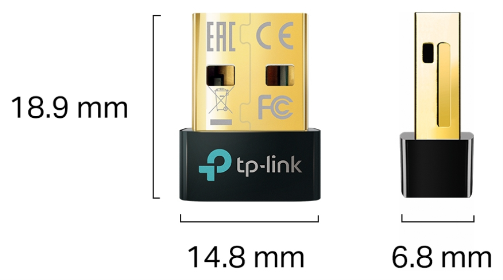 ADAPTADOR TP-LINK NANO USB BLUETOOTH 5.0 - detalle