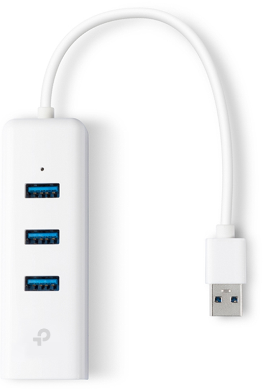 ADAPTADOR TP-LINK USB 3,0 A ETHERNET GIGA CON 3 PORT USB 3.0
