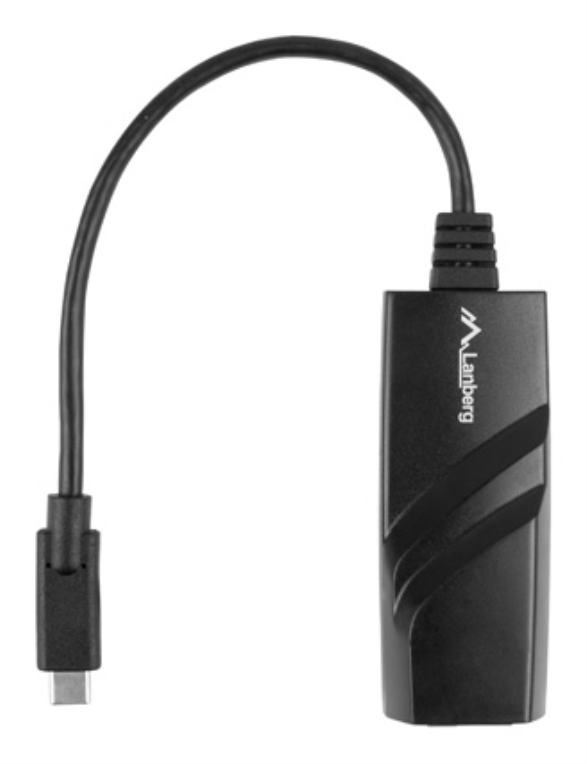 ADAPTADOR USB C LANBERG 3.1/ETHERNET RJ45 1 GB - detalle
