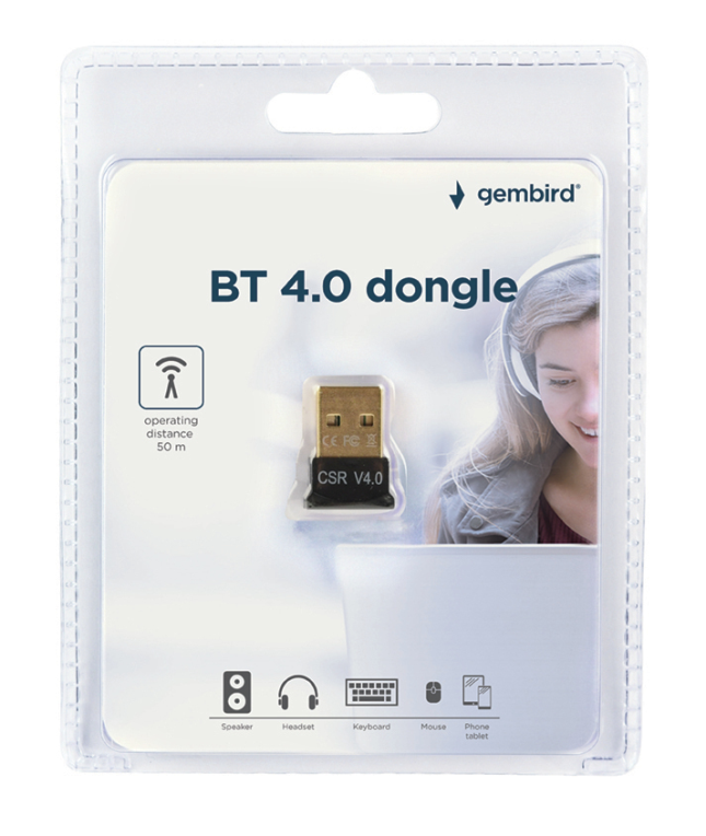 ADAPTADOR USB GEMBIRD BLUETOOTH NANO - detalle