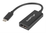 ADAPTADOR USB LANBERG USB-C M 3.1 A DISPLAYPORT H 15CM NEGRO