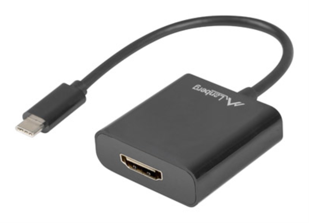 ADAPTADOR USB LANBERG USB-C M 3.1 A HDMI H 15CM DISPLAYPORT ALT MODE NEGRO