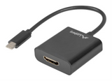 ADAPTADOR USB LANBERG USB-C M 3.1 A HDMI H 15CM DISPLAYPORT ALT MODE NEGRO