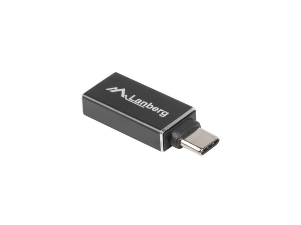 Lanberg AD-UC-UA-02 cambiador de género para cable USB 3.0 Type C USB 3.0 Type A Negro