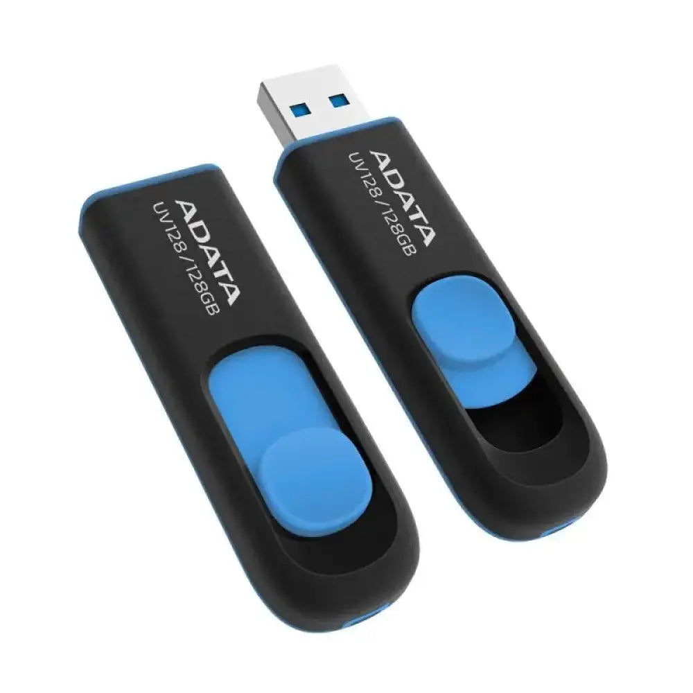 ADATA Lapiz Usb UV128 128GB USB 3.2 Negro/Azul - detalle