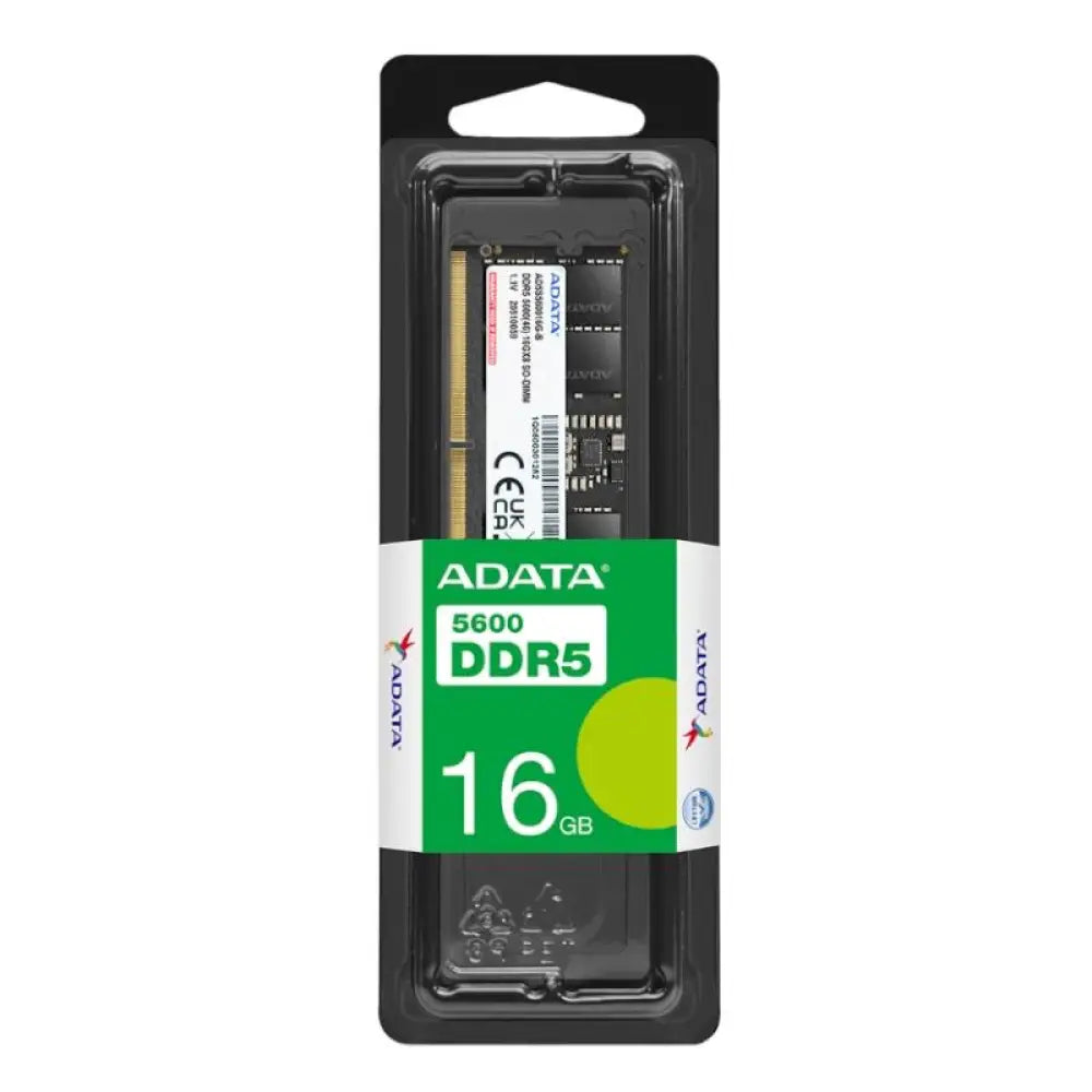 ADATA RAM AD5S560016G-S 16GB 5600Mhz DDR5 SODIMM - detalle