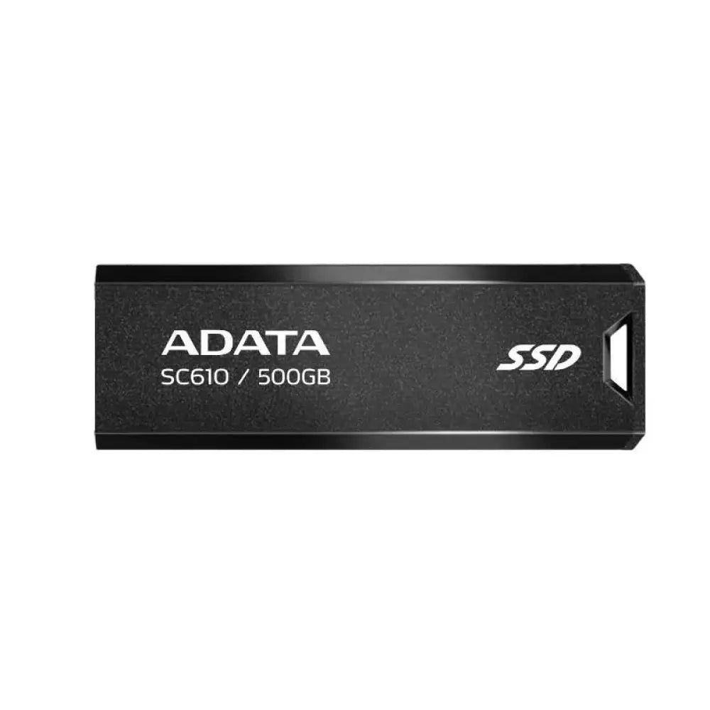 ADATA SC610 SSD Externo 500GB USB 3.2 Gen2 Negro - detalle