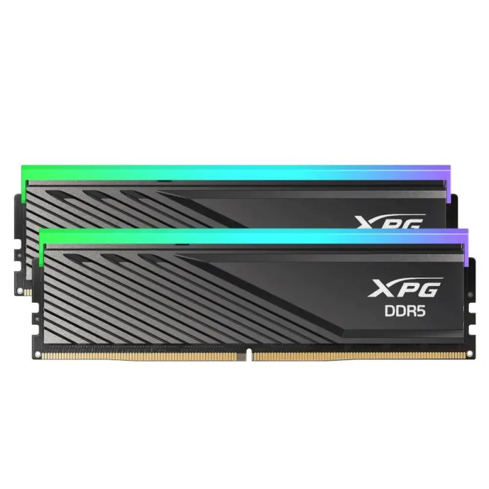 Memorias DDR5 A-DATA XPG Lancer Blade 2x16GB 6000MHz con iluminación ARGB, módulos de alta velocidad para gaming y rendimiento