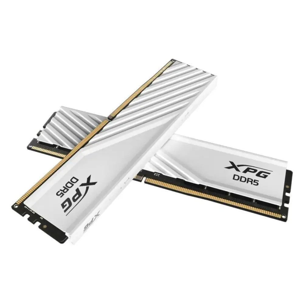 Memorias DDR5 A-DATA XPG Lancer 2x16GB 6000MHz CL36 blanc, módulos de memoria RAM para gaming y alto rendimiento