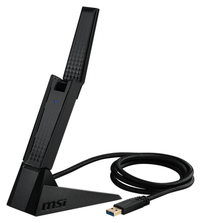 ADPATADOR RED US MSI AXE5400 WiFi - detalle