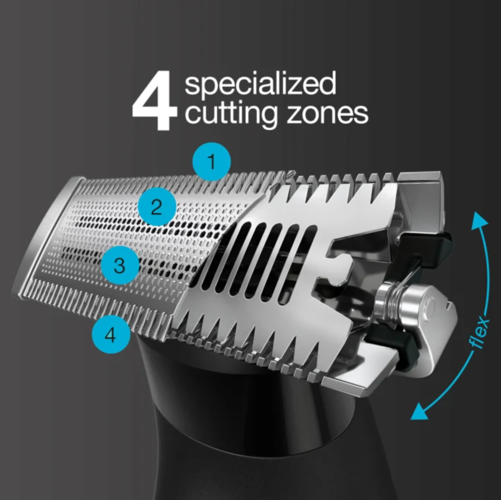 AFEITADORA BRAUN WET AND DRY SERIE X XT5100/ CON BATERIA/ 6 ACCESORIOS - detalle