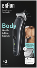 Braun BodyGroomer BG5340 Negro. Plata