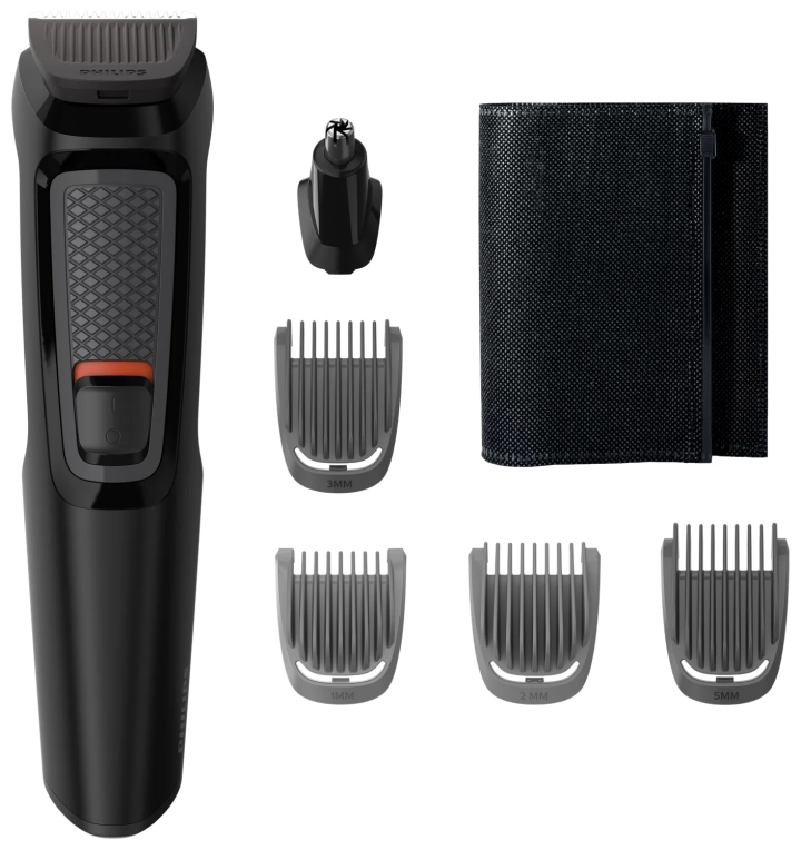 AFEITADORA PHILIPS MG3710/15 6 ACCESORIOS 60 IN NEGRO