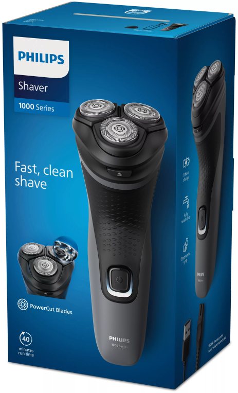 AFEITADORA PHILIPS S1142_00 WET & DRY - detalle