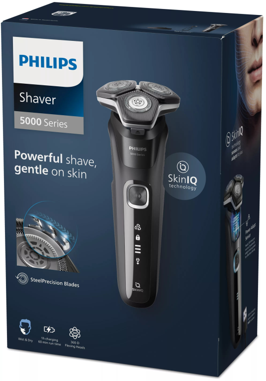 AFEITADORA PHILIPS S5898_25 SERIE 5000 ELECTRICA INHALAMBRICA - detalle
