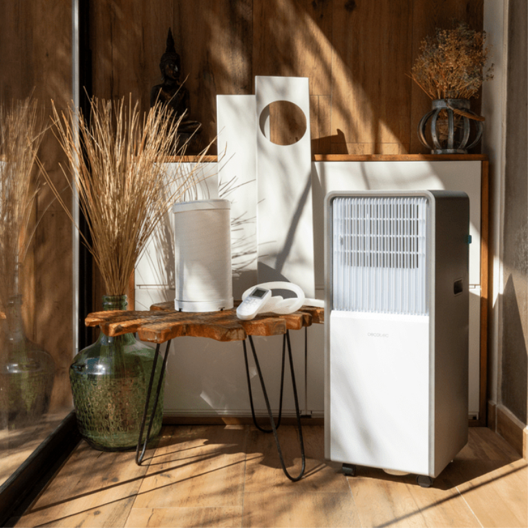 AIRE ACONDICIONADO PORTATIL CECOTEC 8168 12000BTU BOMBA CALOR WIFI TACTIL MANDO - detalle