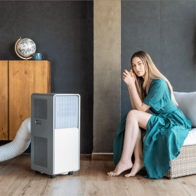 AIRE ACONDICIONADO PORTATIL CECOTEC 8168 12000BTU BOMBA CALOR WIFI TACTIL MANDO - detalle